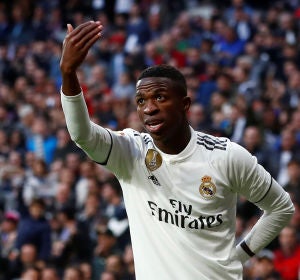 Vinicius, durante un partido con el Real Madrid Vinicius, durante un partido con el Real Madrid