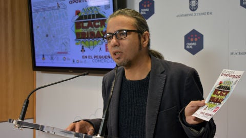Jos&eacute; Luis Herrera durante la presentaci&oacute;n de la campa&ntilde;a del "Black Friday"
