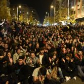 Manifestación antifascista en Granada