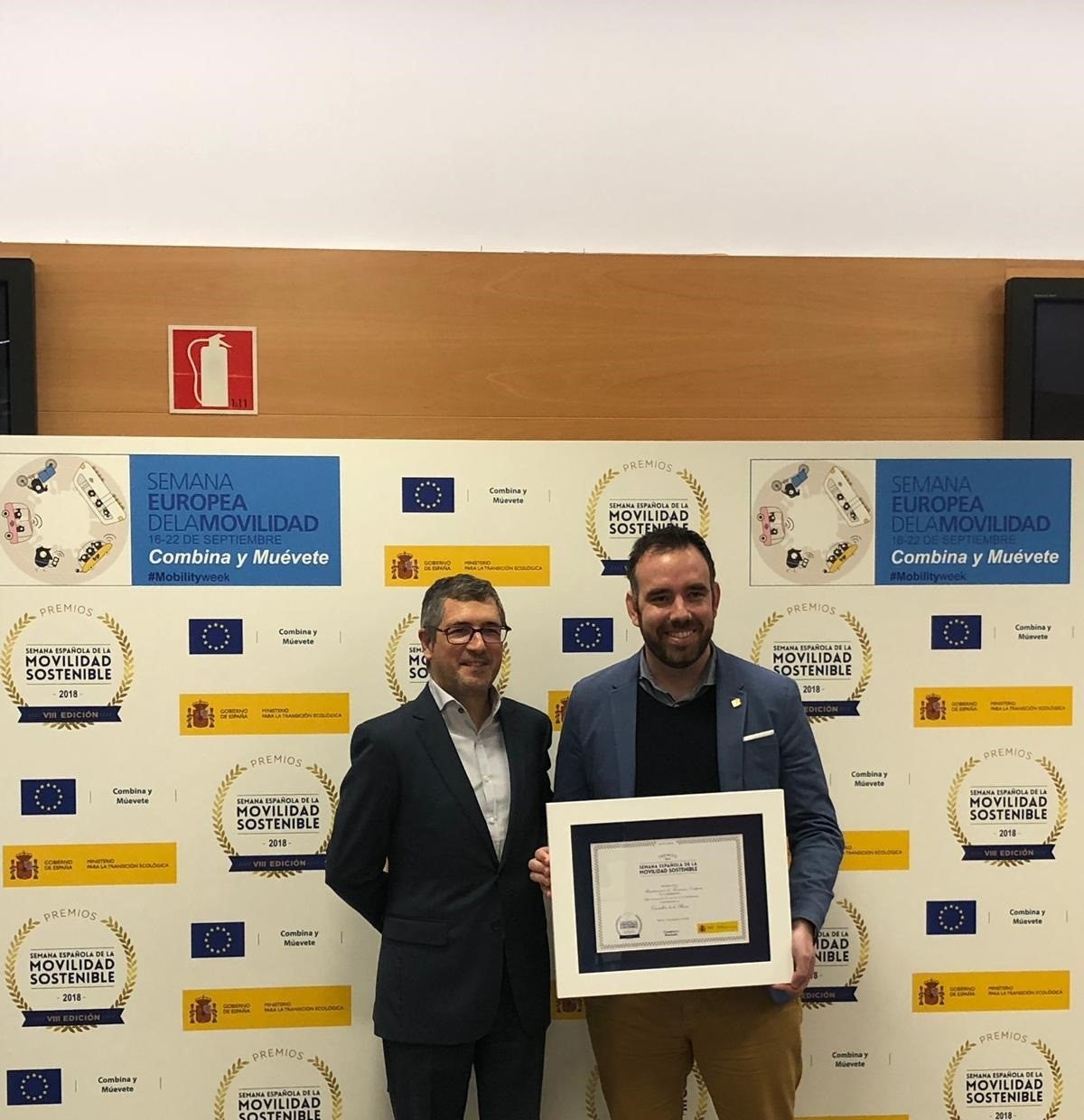 Transición Ecológica premia a la ciudad por el cambio de modelo de movilidad Transición Ecológica premia a la ciudad por el cambio de modelo de movilidad