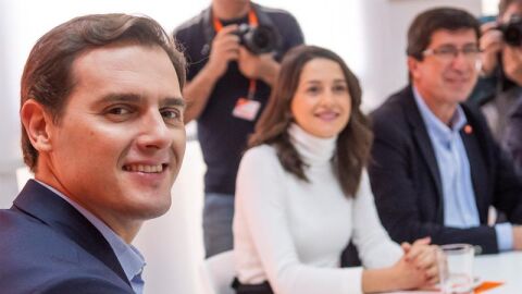 Albert Rivera, In&eacute;s Arrimadas y Juan Mar&iacute;n