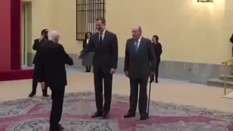 El rey Juan Carlos reaparece junto a Felipe VI en un acto de la Constitución El rey Juan Carlos reaparece junto a Felipe VI en un acto de la Constitución