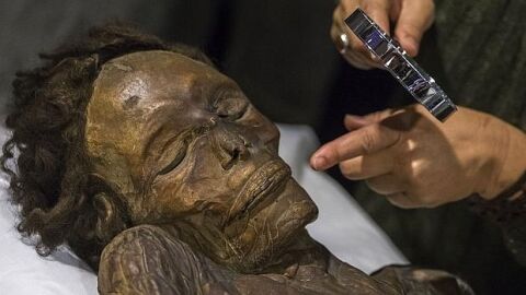 La momia guanche del Barranco de Herques, hallada en 1776 en Tenerife