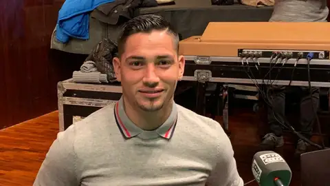 El jugador del Huesca, Chimy, El jugador del Huesca, Chimy,