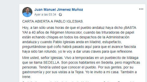 Carta abierta a Pablo Iglesias