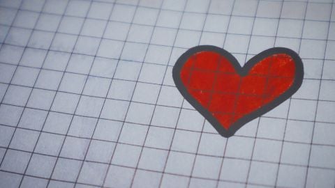 Huella de coraz&oacute;n