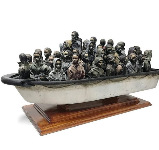 Banksy vende una escultura original por dos libras, pero solo si aciertas su peso Banksy vende una escultura original por dos libras, pero solo si aciertas su peso