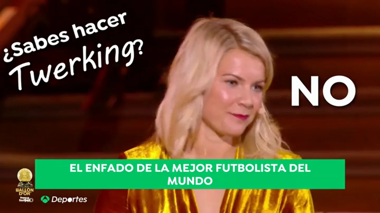 REEMPLAZO | "¿Sabes hacer 'twerking'?": el comentario machista a Ada Hegerberg, ganadora del Balón de Oro REEMPLAZO | "¿Sabes hacer 'twerking'?": el comentario machista a Ada Hegerberg, ganadora del Balón de Oro