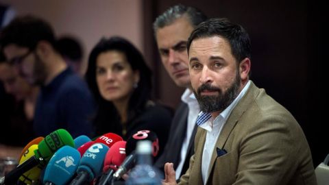 El l&iacute;der de Vox, Santiago Abascal