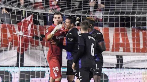 Lunin, portero del Legan&eacute;s. 