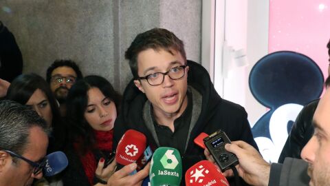 El candidato de Podemos a la Presidencia de la Comunidad de Madrid, &Iacute;&ntilde;igo Errej&oacute;n