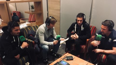 David Alonso, en el hotel de concentraci&oacute;n del Melilla. 