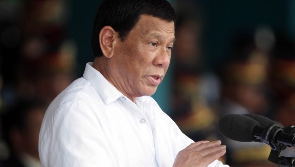 El presidente filipino, Rodrigo Duterte, en un discurso.