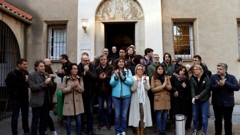 Consellers y diputados soberanistas inician un ayuno solidario de 24 horas