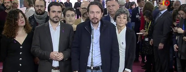 Iglesias dice que la Jefatura del Estado no puede elegirse por "fecundación" y pide República Iglesias dice que la Jefatura del Estado no puede elegirse por "fecundación" y pide República
