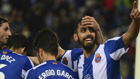 El delantero del Espanyol, Borja Iglesias. 