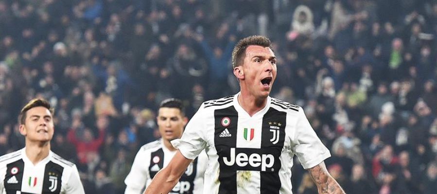 El delantero de la Juventus, Mario Mandzukic. El delantero de la Juventus, Mario Mandzukic.