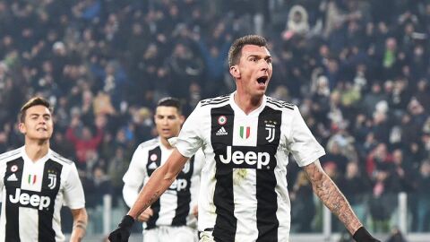 El delantero de la Juventus, Mario Mandzukic. 