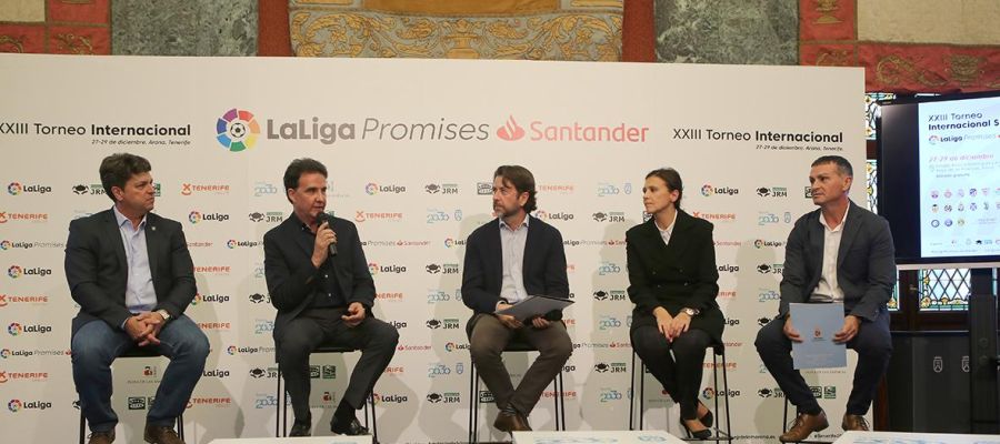 De la Morena presenta el acuerdo de su Fundación con LaLiga y el Cabildo de Tenerife sobre el XXIII Torneo Internacional LaLiga Promises De la Morena presenta el acuerdo de su Fundación con LaLiga y el Cabildo de Tenerife sobre el XXIII Torneo Internacional LaLiga Promises