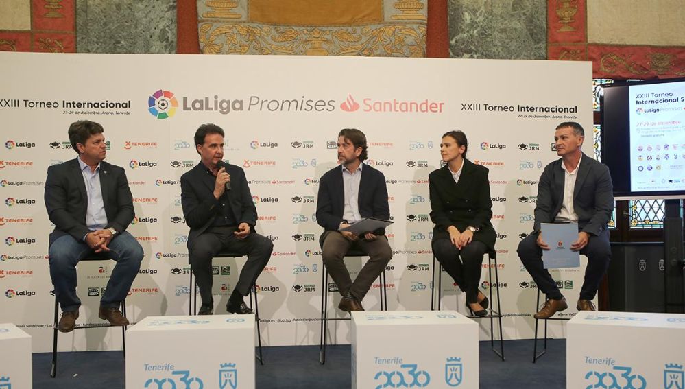 De la Morena presenta el acuerdo de su Fundación con LaLiga y el Cabildo de Tenerife sobre el XXIII Torneo Internacional LaLiga Promises