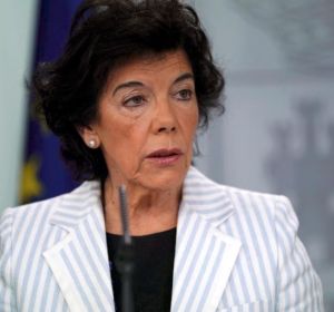 Isabel Celaá durante el Consejo de Ministros Isabel Celaá durante el Consejo de Ministros