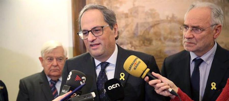 El presidente de la Generalitat, Quim Torra El presidente de la Generalitat, Quim Torra