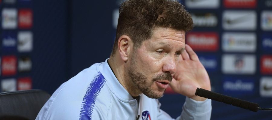 Simeone comparece ante los medios Simeone comparece ante los medios