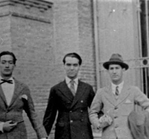 Pepín Bello con Lorca y Dalí Pepín Bello con Lorca y Dalí