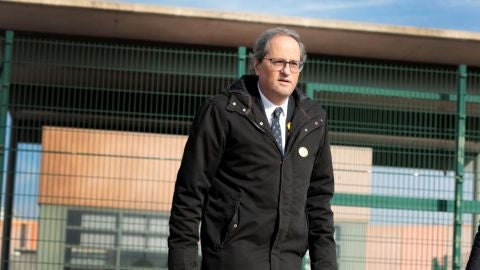Quim Torra comienza su ayuno de 48 horas en solidaridad con los pol&iacute;ticos presos en huelga de hambre
