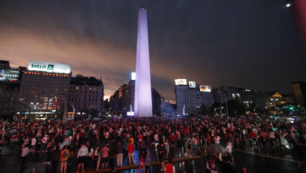 El Obelisco, en Buenos Aires