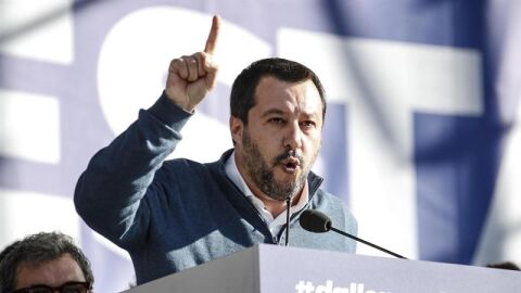El ministro del Interior italiano, Matteo Salvini