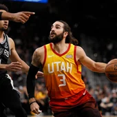 Ricky Rubio en el partido de los Utah Jazz vs San Antonio Spurs Ricky Rubio en el partido de los Utah Jazz vs San Antonio Spurs
