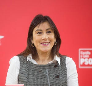 La secretaria de Organización del PSOE de Castilla y León, Ana Sánchez, comparece en rueda de prensa tras una reunión del Comité Electoral del partido. La secretaria de Organización del PSOE de Castilla y León, Ana Sánchez, comparece en rueda de prensa tras una reunión del Comité Electoral del partido.
