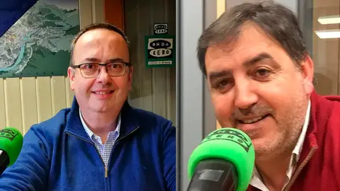 Antonio Gil Benítez y José María Barrero Florez en el concurso de españolía. Antonio Gil Benítez y José María Barrero Florez en el concurso de españolía de Más de uno