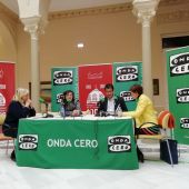 Emisión del programa "Ciudad Real en la Onda" desde el Palacio Provincial de la Diputación
