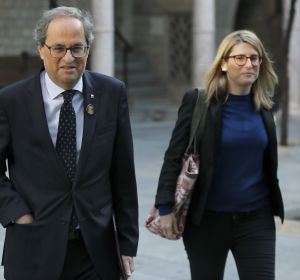Elsa Artadi y Quim Torra Elsa Artadi y Quim Torra