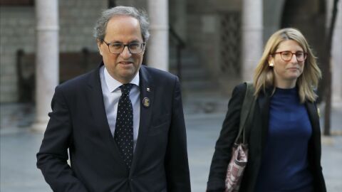 Elsa Artadi y Quim Torra