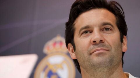 Solari, en rueda de prensa