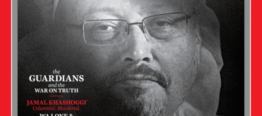 Portada de la revista Time con Jamal Khashoggi Portada de la revista Time con Jamal Khashoggi