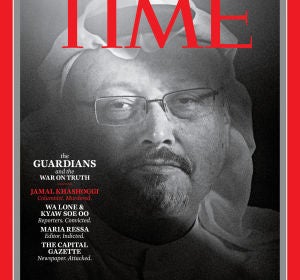 Portada de la revista Time con Jamal Khashoggi Portada de la revista Time con Jamal Khashoggi
