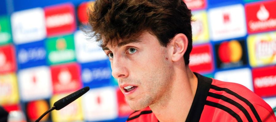 Álvaro Odriozola en rueda de prensa Álvaro Odriozola en rueda de prensa