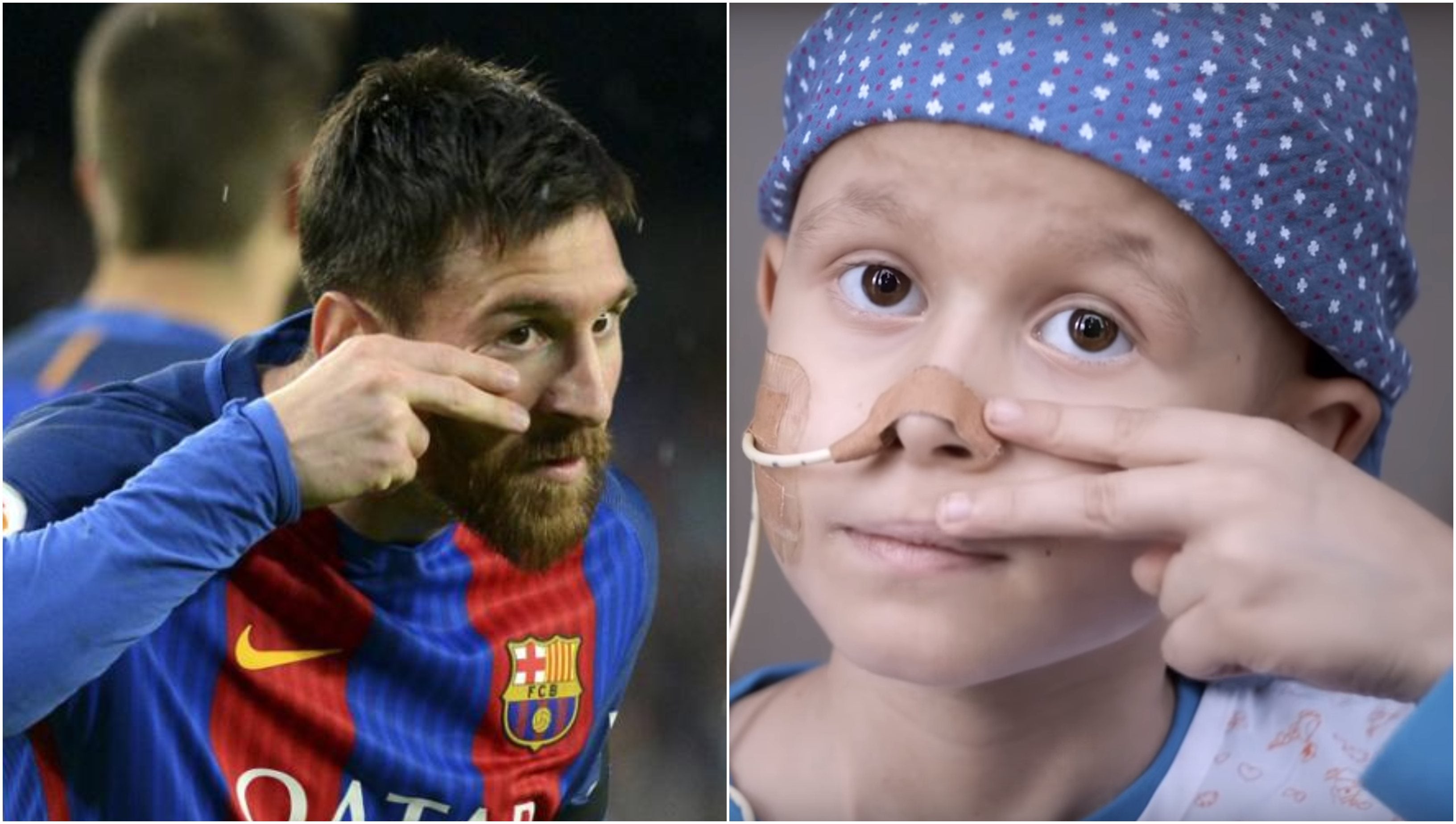 El emotivo vídeo de agradecimiento a Leo Messi por su implicación contra el cáncer infantil El emotivo vídeo de agradecimiento a Leo Messi por su implicación contra el cáncer infantil