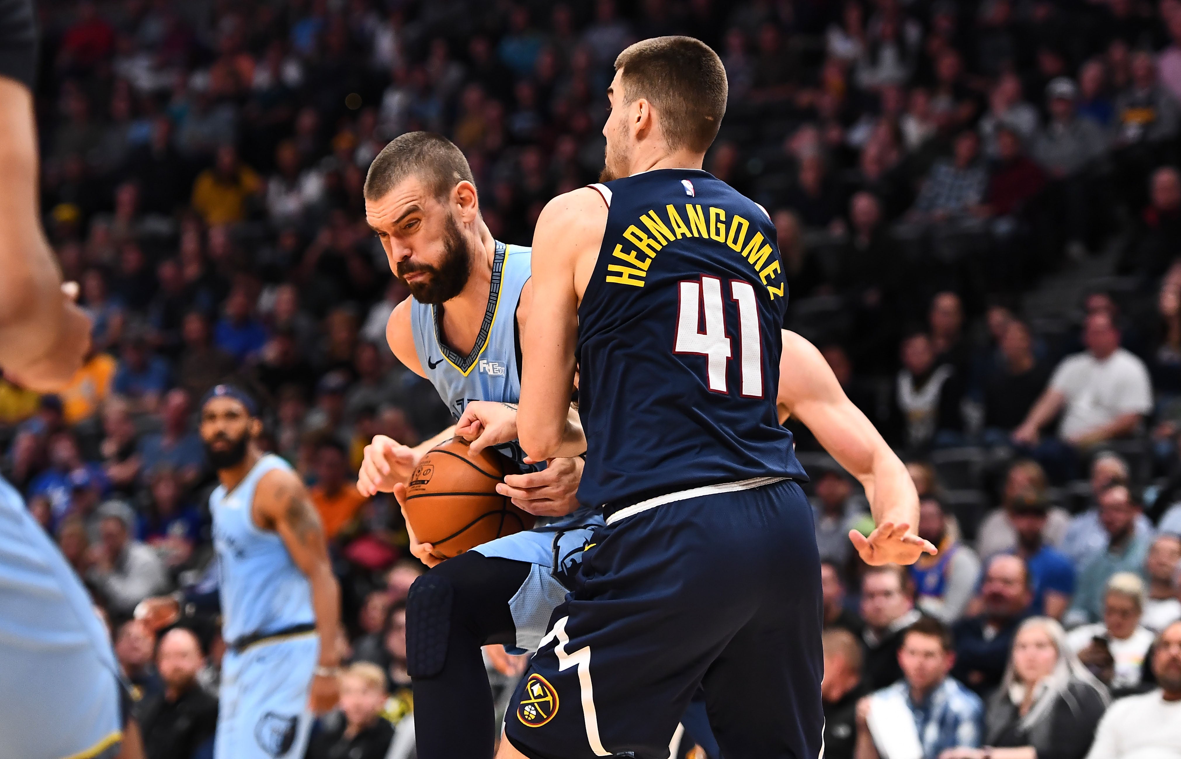 Los Nuggets de Juancho Hernangómez se imponen a los Grizzlies de Marc Gasol Los Nuggets de Juancho Hernangómez se imponen a los Grizzlies de Marc Gasol