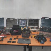 Objetos robados que ha incautado la Policía Nacional