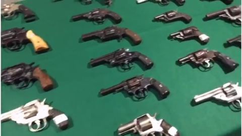 Varias armas incautadas