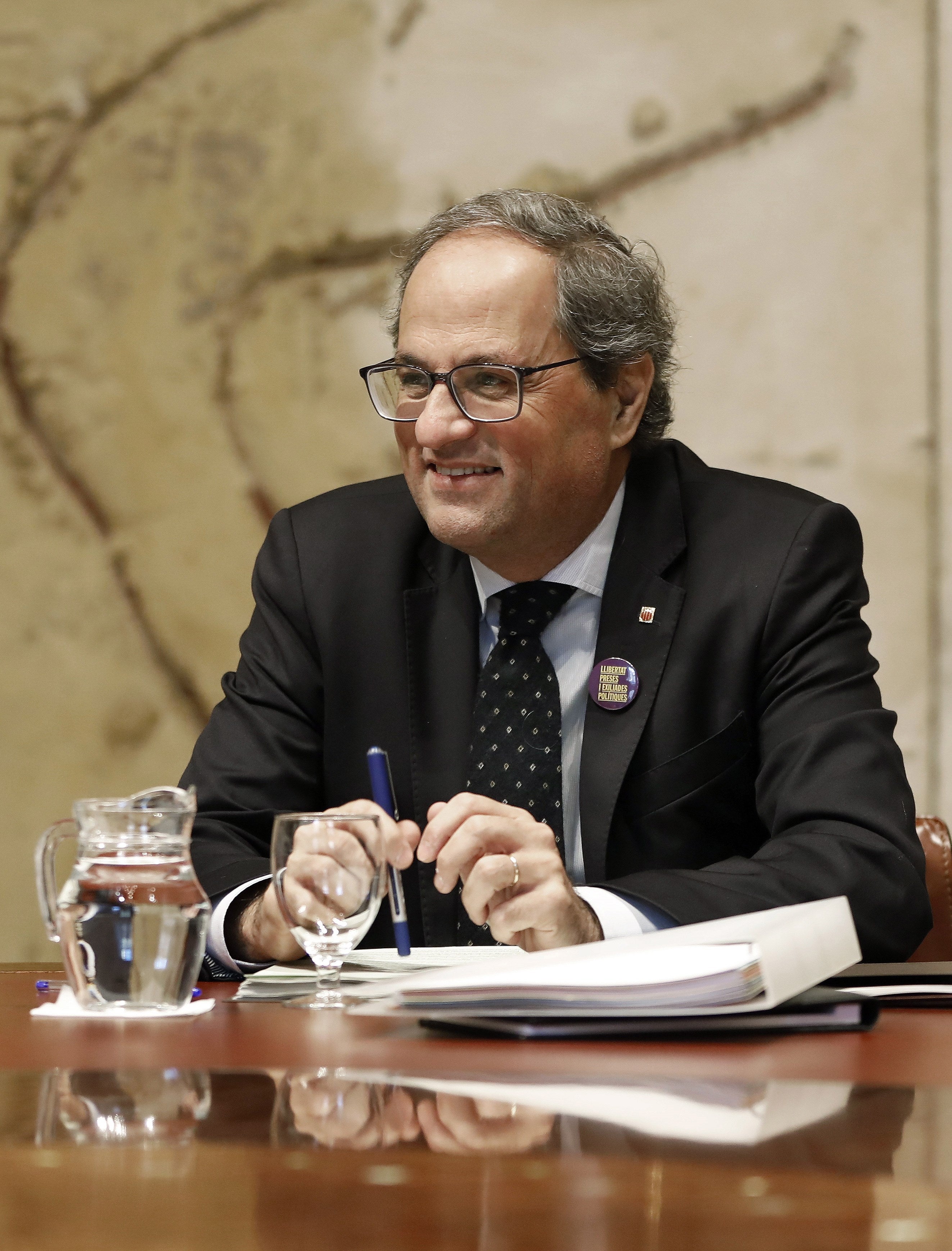 Torra recupera este domingo el discurso de fin de año que en 2017 no se hizo por el 155 Torra recupera este domingo el discurso de fin de año que en 2017 no se hizo por el 155