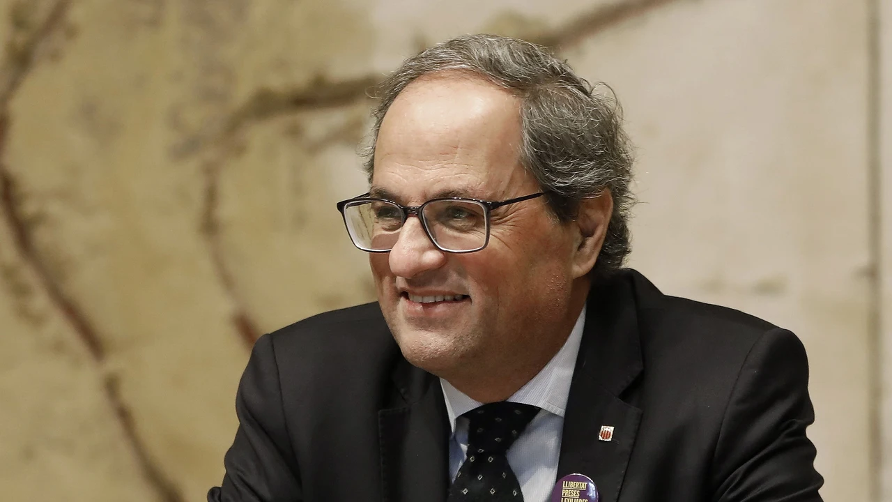 El presidente de la Generalitat, Quim Torra