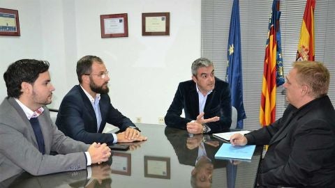 Reuni&oacute;n de los representantes de Cs Elche con el presidente y director general del CEEI