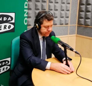 Emiliano García- Page durante una entrevista en Onda Cero Emiliano García- Page durante una entrevista en Onda Cero