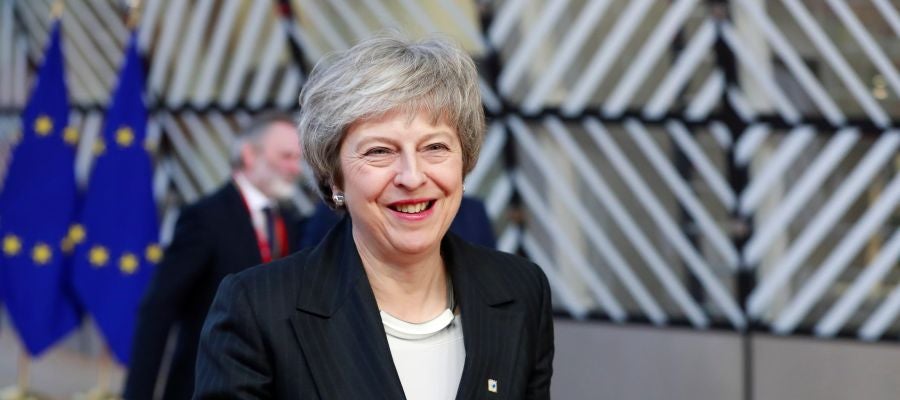 Theresa May, en Bruselas Theresa May, en Bruselas